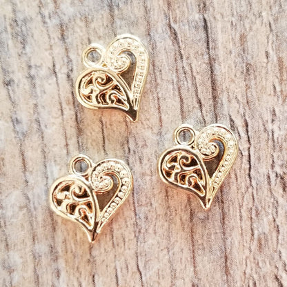 Heart Charms (5)