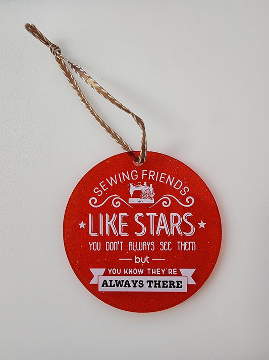 Sewing Friends Ornament